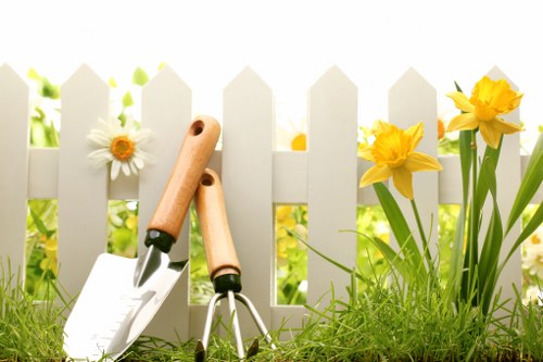 Timber boundary fencing suited to Westminster gardens and courtyards