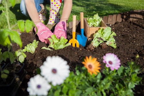 Maintaining tidy and safe landscaping work areas